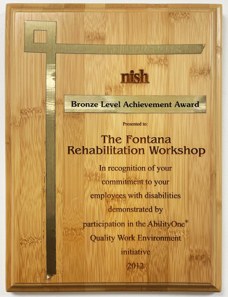 Bronze Level Achievement Award